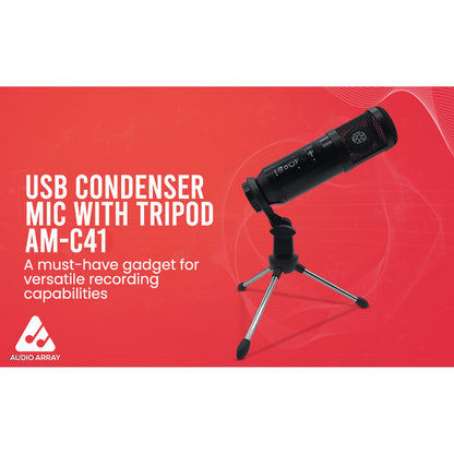 Audio Array AM-C41 Plug & Play Noise Cancelling USB Condenser Microphone