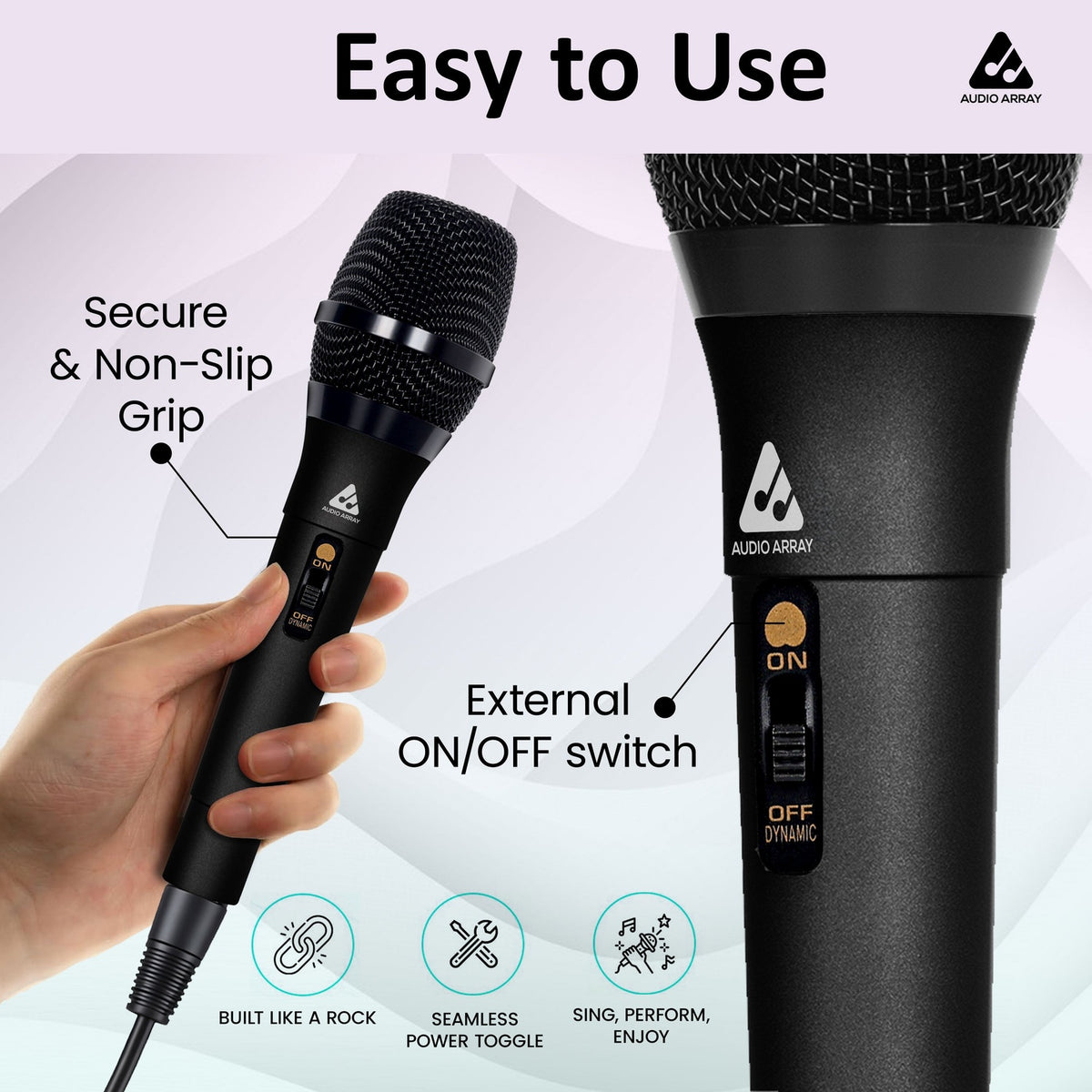 Audio Array AM-C50 XLR to TRS Dynamic Microphone