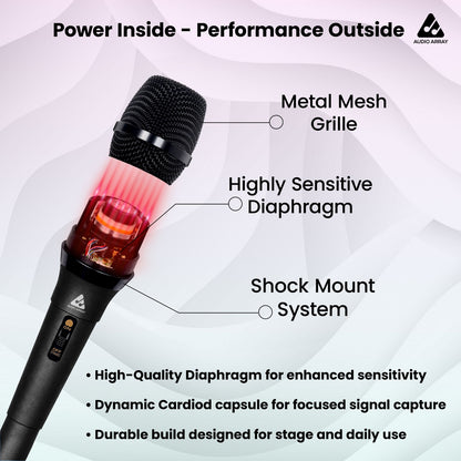 Audio Array AM-C50 XLR to TRS Dynamic Microphone