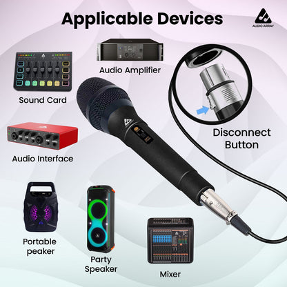 Audio Array AM-C50 XLR to TRS Dynamic Microphone