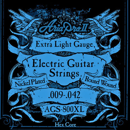 Aria AGS-800 Nickel Plated Round Wound Electric Guitar String