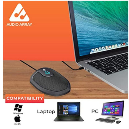 Audio Array AM-C28 Plug & Play USB Professional Omnidirectional Multi-Person Conference Room Condenser Microphones