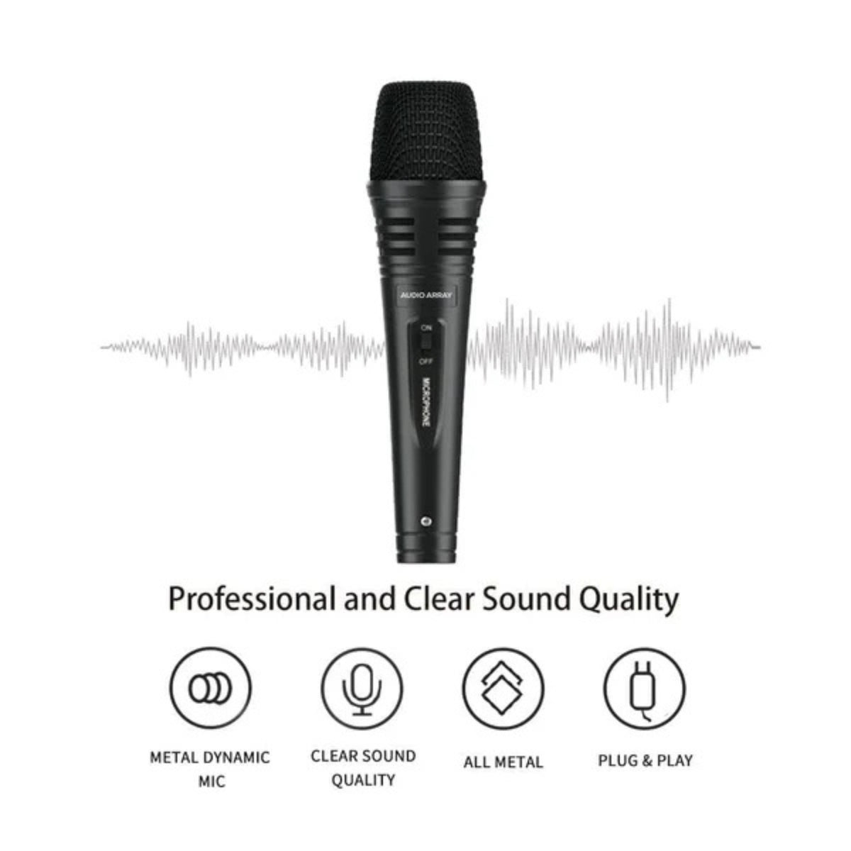 Audio Array AM-C3 XLR Unidirectional Handheld Vocal Dynamic Microphone