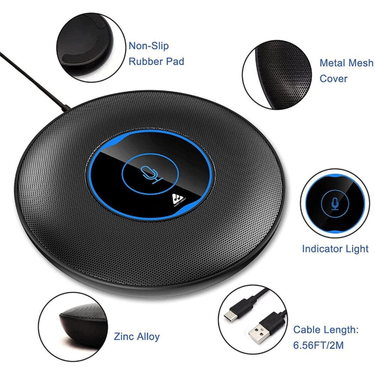 audio array condenser microphones audio array am-c5 usb plug & play conference microphone