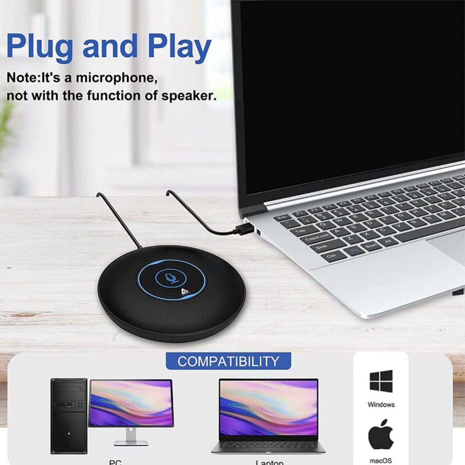 audio array condenser microphones audio array am-c5 usb plug & play conference microphone
