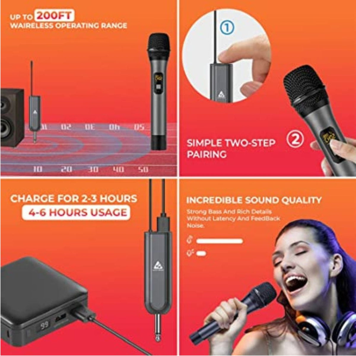 Audio Array AM-W13 Dynamic UHF Handheld Wireless Microphone