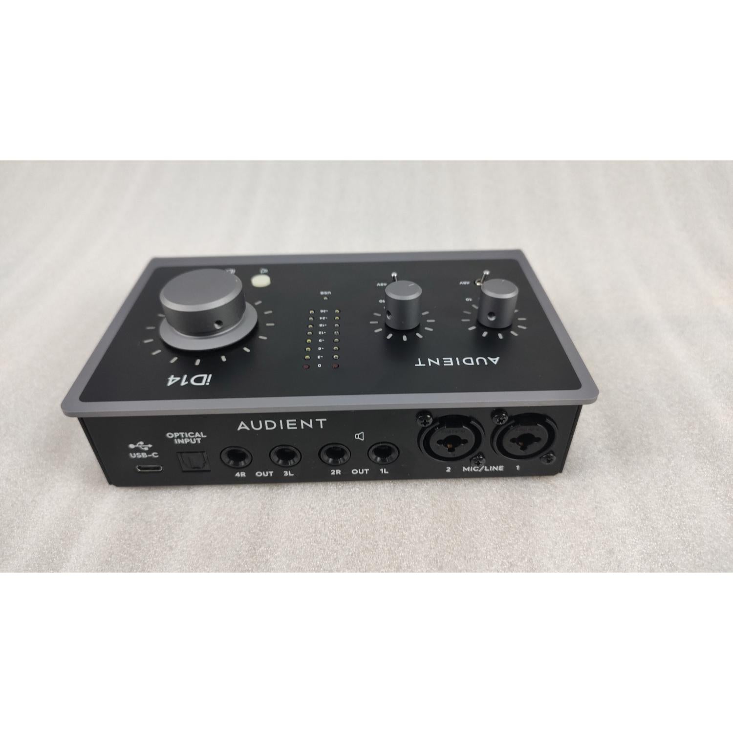 Audient ID14 MKII 10 In- 6 Out High Performance Audio Interface with Software Bundle - Open Box