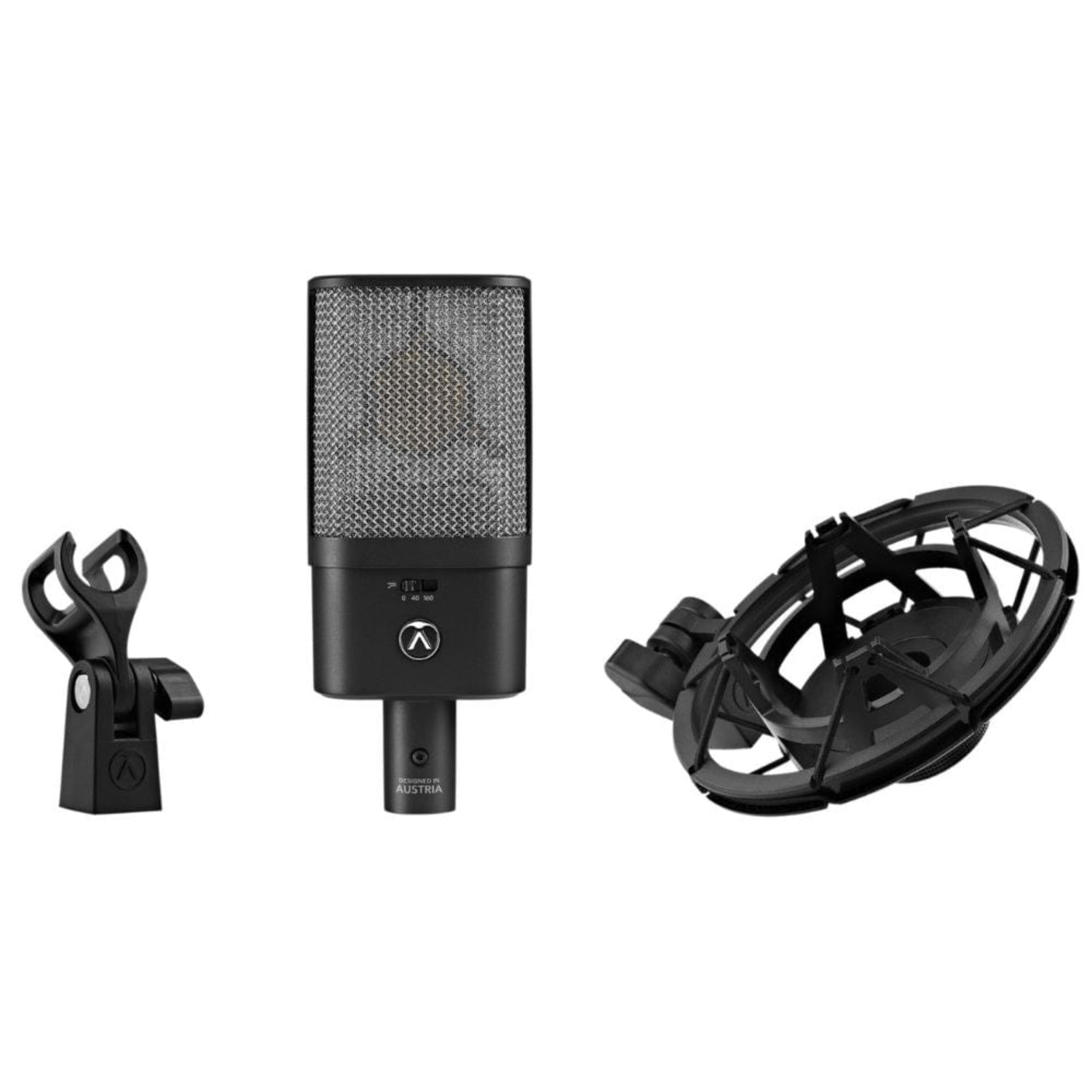 austrian microphones austrian audio oc16 cardioid pattern precision microphone studio set