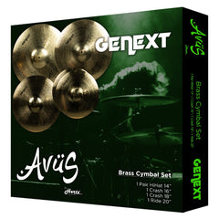 Avus Genext-80 5 Piece Brass Cymbal Pack