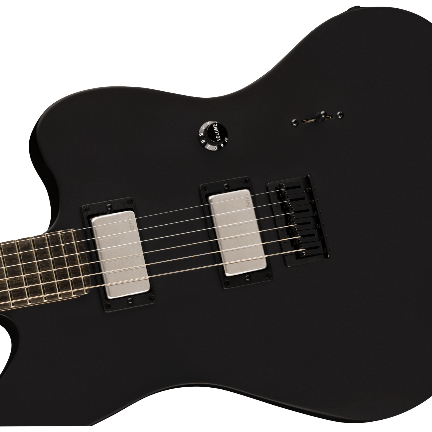 Fender Jim Root Jazzmaster Electric Guitar, Ebony Fingerboard, Flat Black