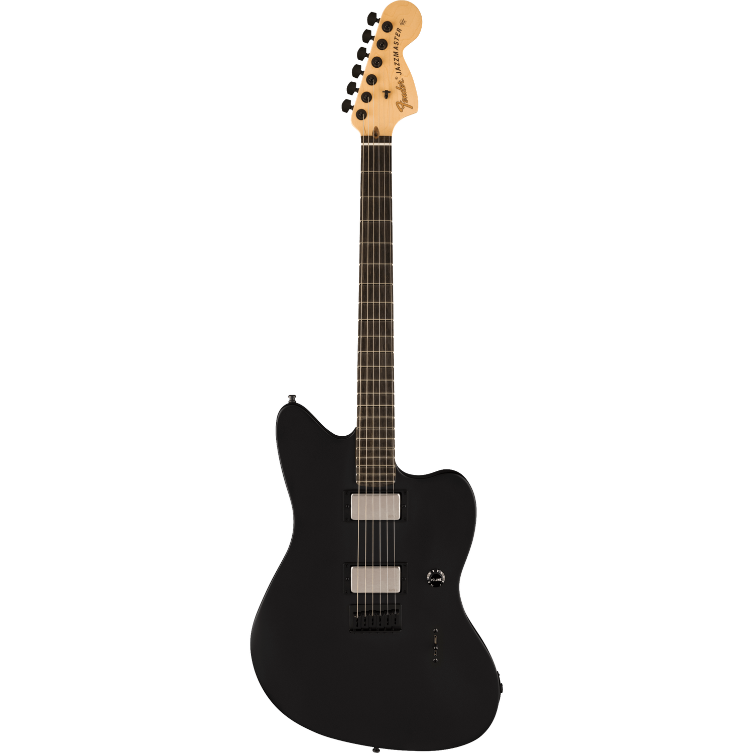 Fender Jim Root Jazzmaster Electric Guitar, Ebony Fingerboard, Flat Black