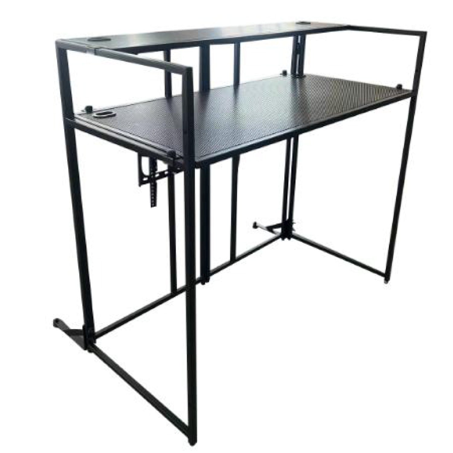 BAJAAO Portable DJ Booth with Black Masking Cover and Carry Bag