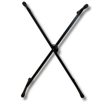 Bajaao KS021 Heavy-Duty Steel X-Style Adjustable Keyboard Stand with Multi-Position Locking System