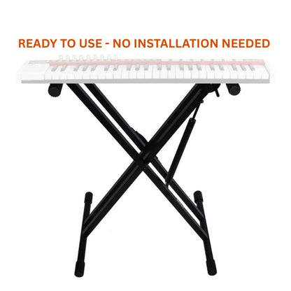 Bajaao Air-X Keyboard Stand with Air Hydraulic - Stable, Adjustable, and Durable - Must Have Accessories