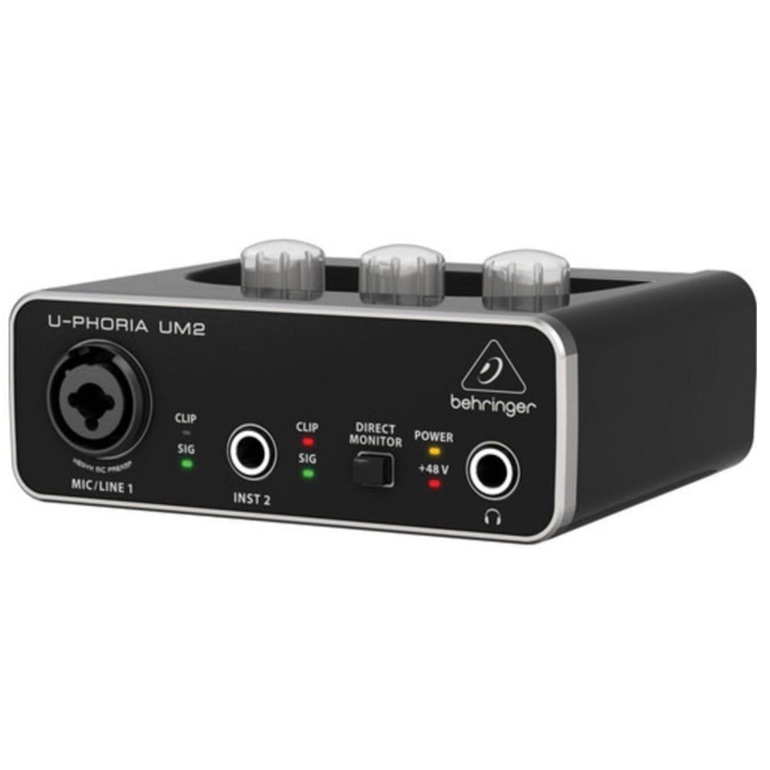 Behringer U-PHORIA STUDIO Recording Podcasting Bundle with Audio Interface, Microphone & Headphones