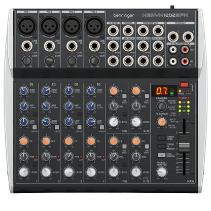 Behringer Xenyx 1202SFX Premium 12-Input Analog Mixer