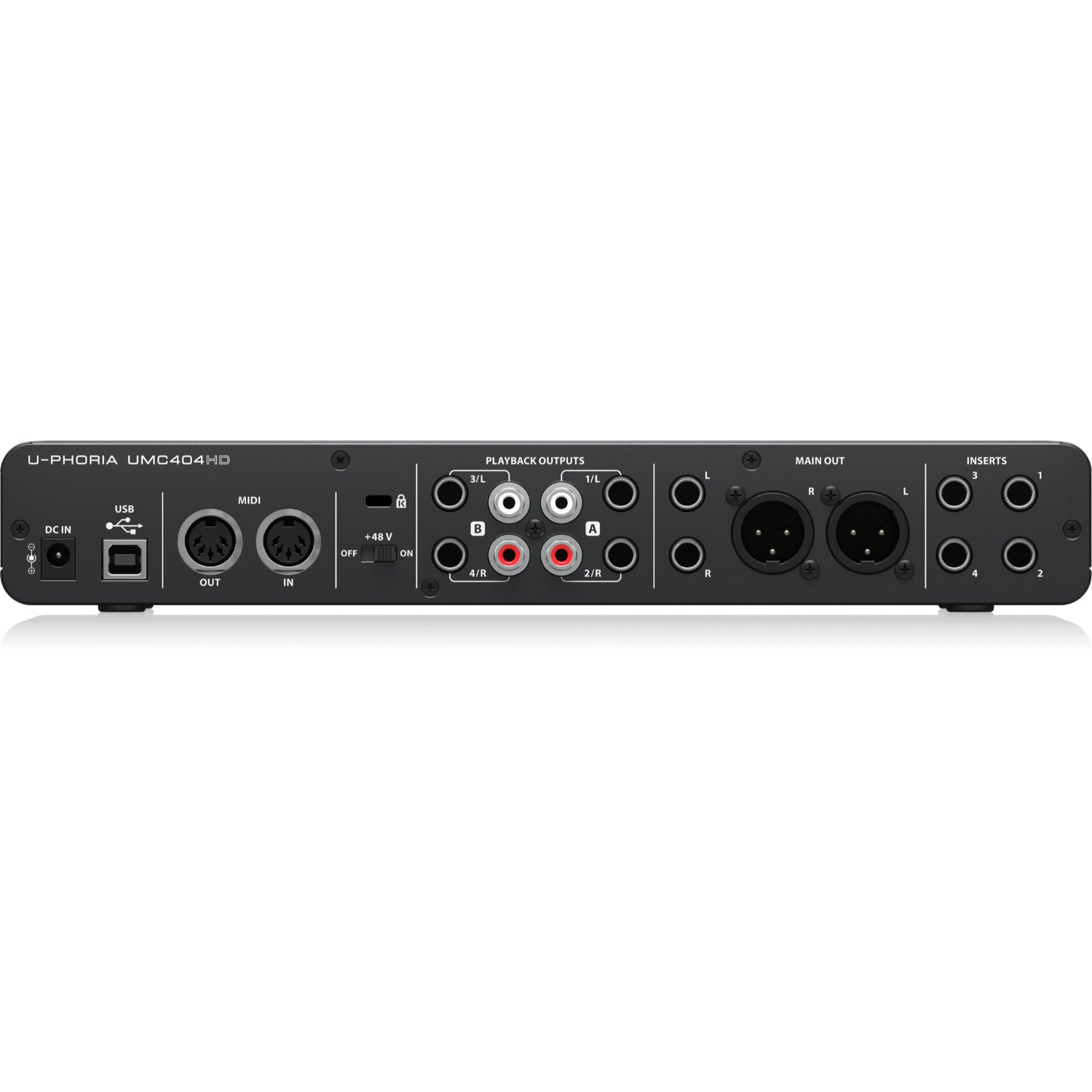 Behringer U-PHORIA UMC 404HD 24-Bit USB Audio Midi Interface