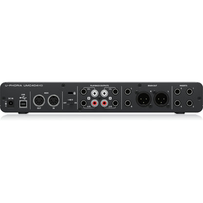 Behringer U-PHORIA UMC 404HD 24-Bit USB Audio Midi Interface