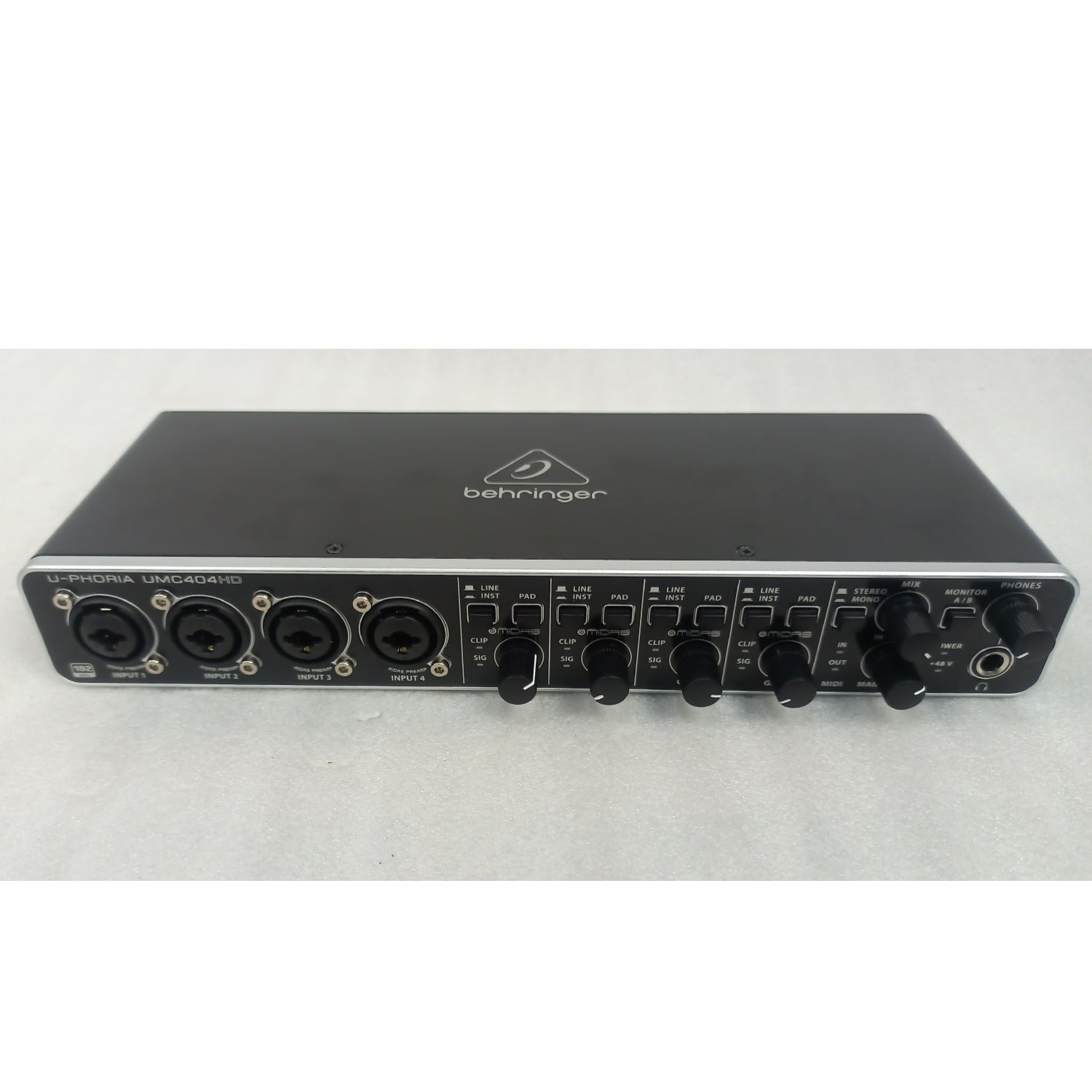 Behringer U-PHORIA UMC 404HD 24-Bit USB Audio Midi Interface - Open Box
