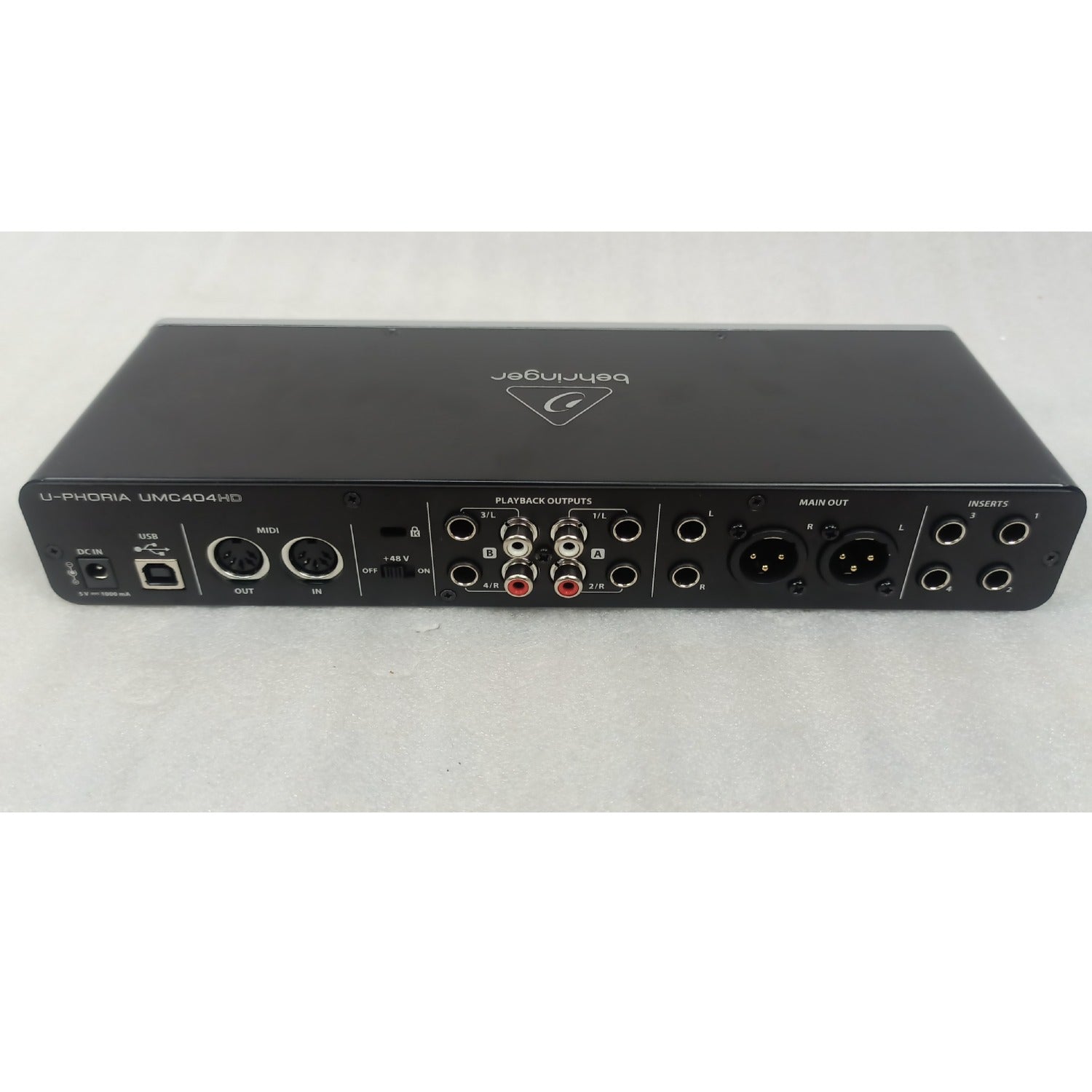 Behringer U-PHORIA UMC 404HD 24-Bit USB Audio Midi Interface - Open Box