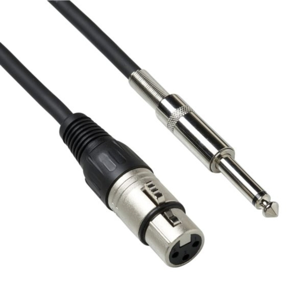 Bespeco XLR 3P Female/Jack Mono Microphone Cable