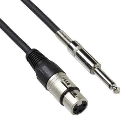 Bespeco XLR 3P Female/Jack Mono Microphone Cable