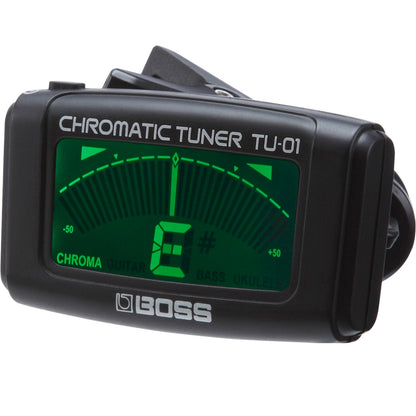 BOSS TU 01 Clip On Chromatic Tuner