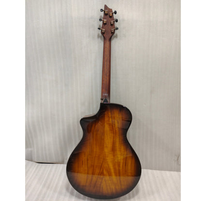 Breedlove Pursuit Exotic S Concert Edgeburst CE Koa-Koa Electro Acoustic Guitar - Open Box