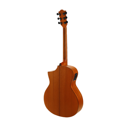 Bromo BAT4MCE Tahoma Series Solid Top 6 String Electro Acoustic Guitar