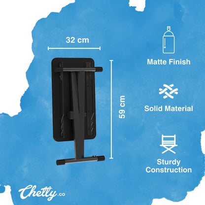 Chetty CB1 Foldable X-Type Padded Seat Adjustable Keyboard Bench