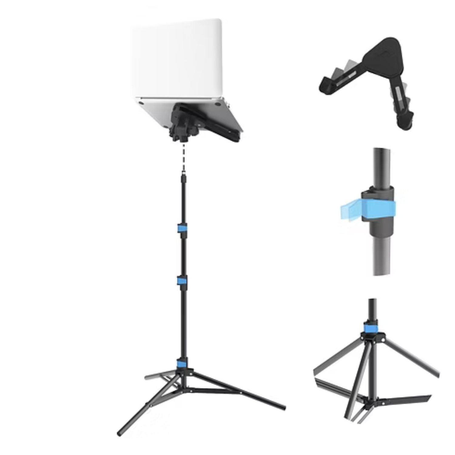 Chetty DT15 3-in-1 Portable Tripod Stand for Laptop Tablet Phone