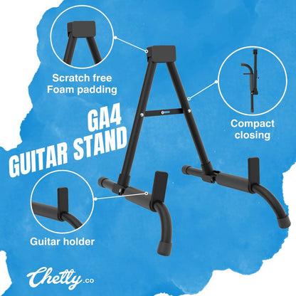 Chetty GA4 Foldable A-Frame Guitar Stand