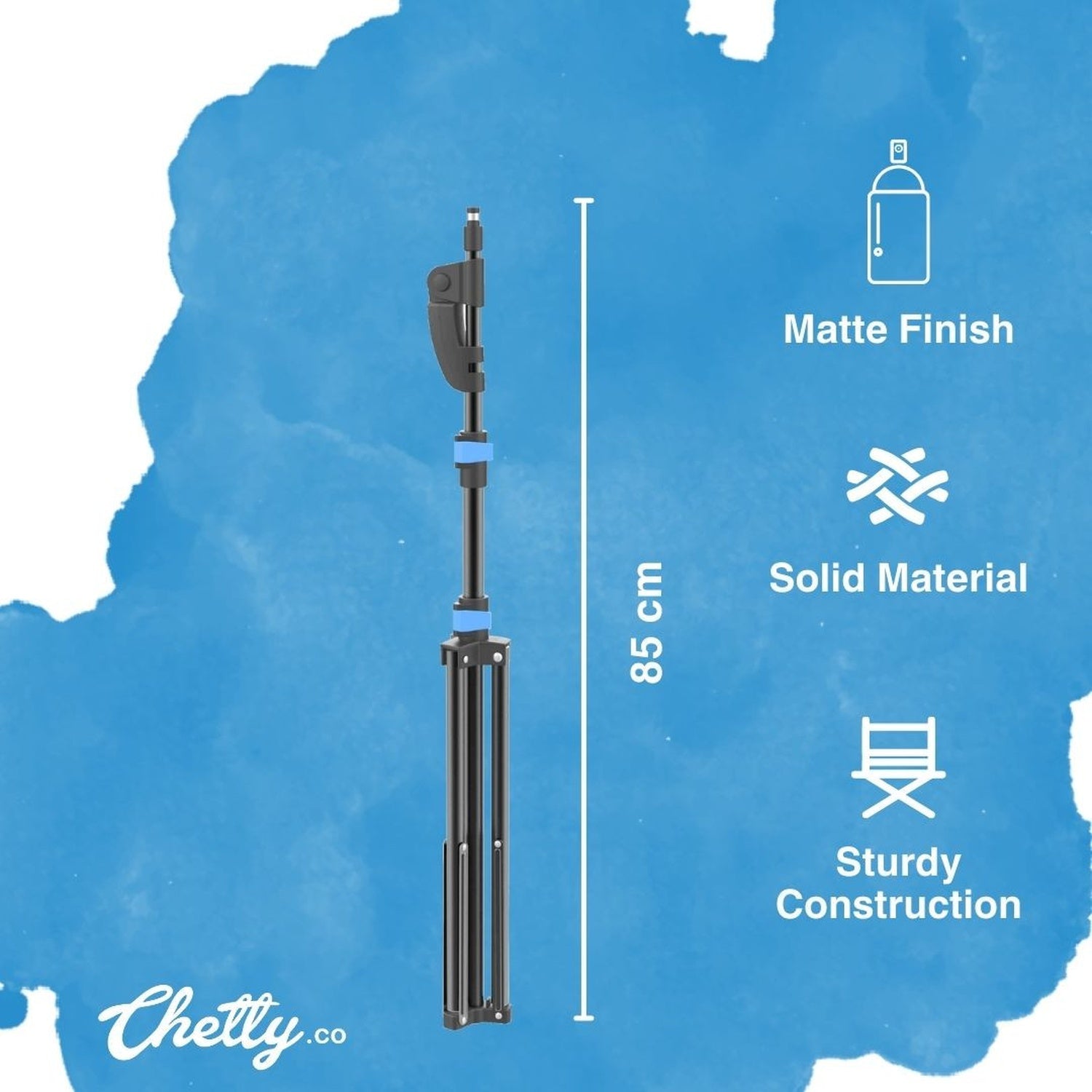 Chetty MT11 Tripod Microphone Stand with Telescopic Boom Arm