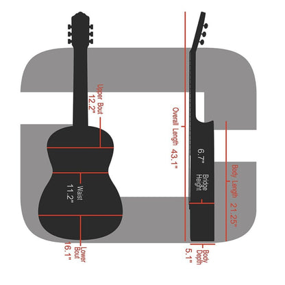crossrock acoustic guitar cases crossrock crf-2020 dbk deluxe fiberglass dreadnought guitar case - black