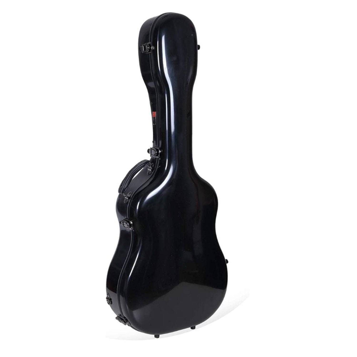 crossrock acoustic guitar cases crossrock crf-2020 dbk deluxe fiberglass dreadnought guitar case - black
