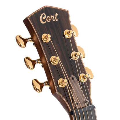 Cort Modern Black 6 String Electro Acoustic Guitar - Trans Black Gloss