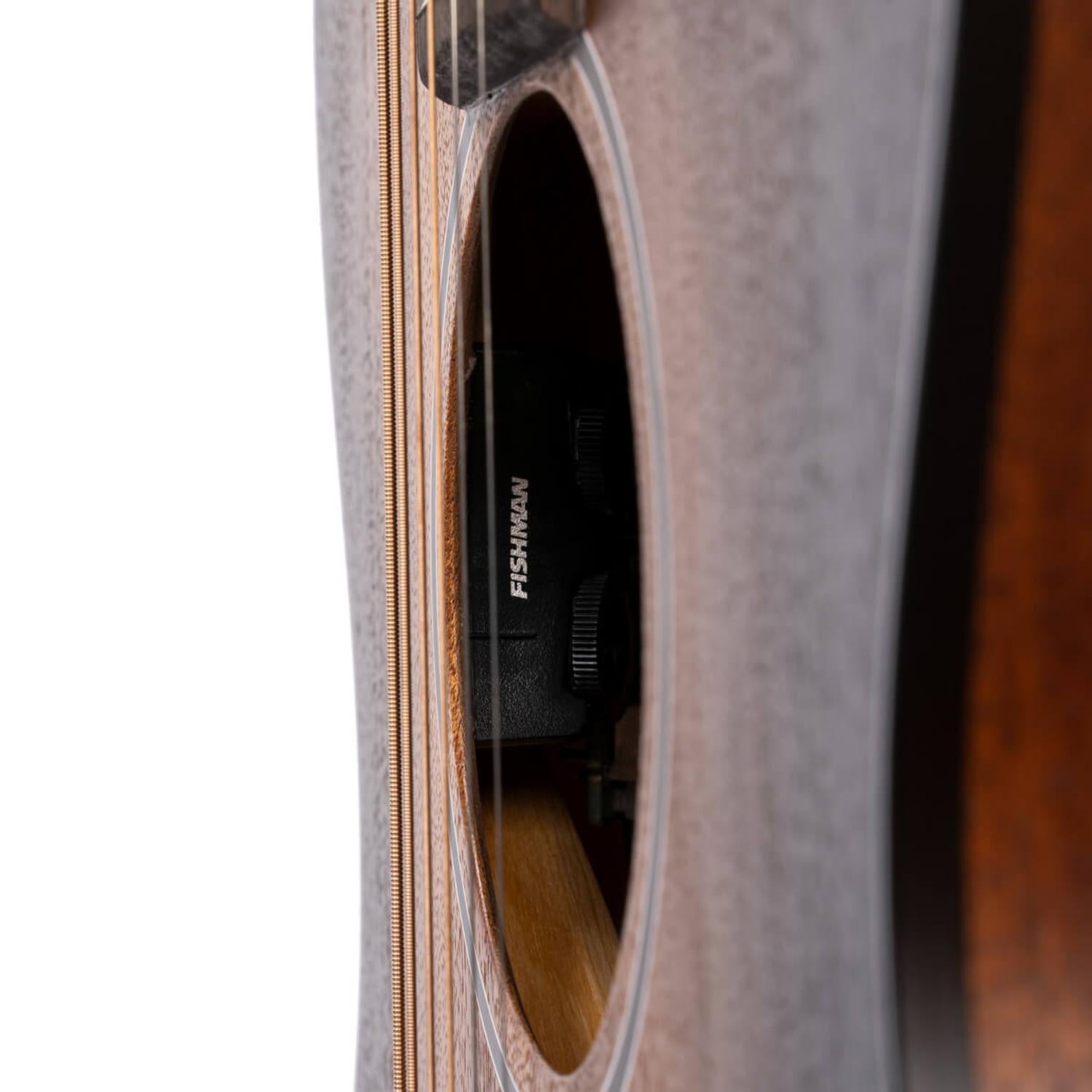 Cort Core Series PE Mahogany 6-Strings Electro Acoustic Guitar With Bag- Open Pore Black Burst