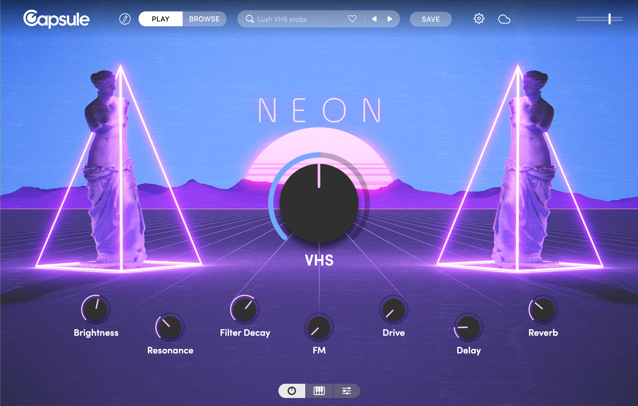 Capsule Neon: Neon-Inspired Synthesizer