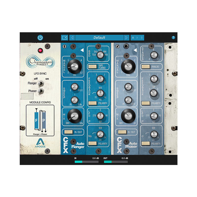 Apogee Clearmountains Phases: Phase Shifter Plugin