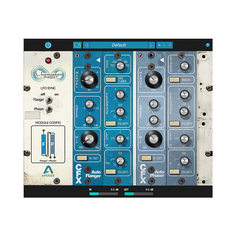 Apogee Clearmountains Phases: Phase Shifter Plugin