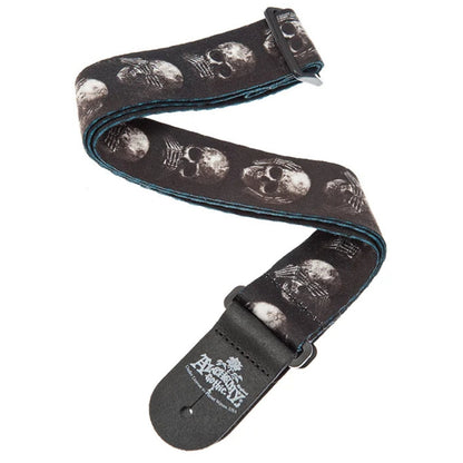 DAddario 50AL01 Muted Skulls Alchemy Woven Guitar Strap