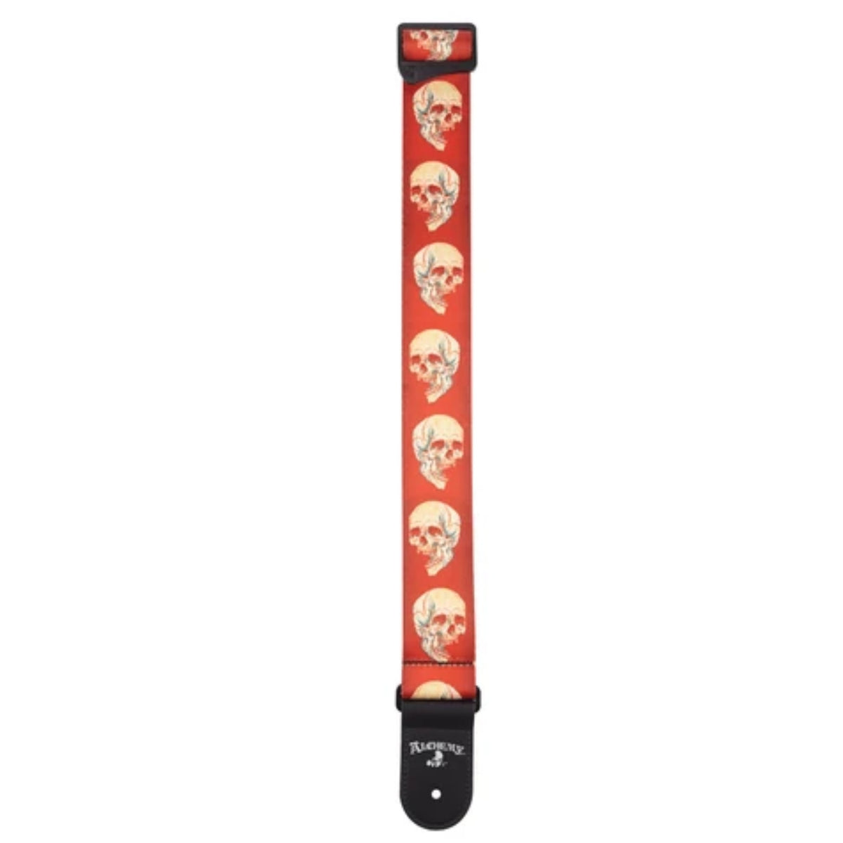 DAddario Live Life Skull Alchemy Woven Guitar Strap