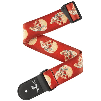 DAddario Live Life Skull Alchemy Woven Guitar Strap