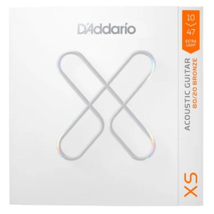 DAddario XSABR1047 Extra Light Coated Acoustic Guitar Strings