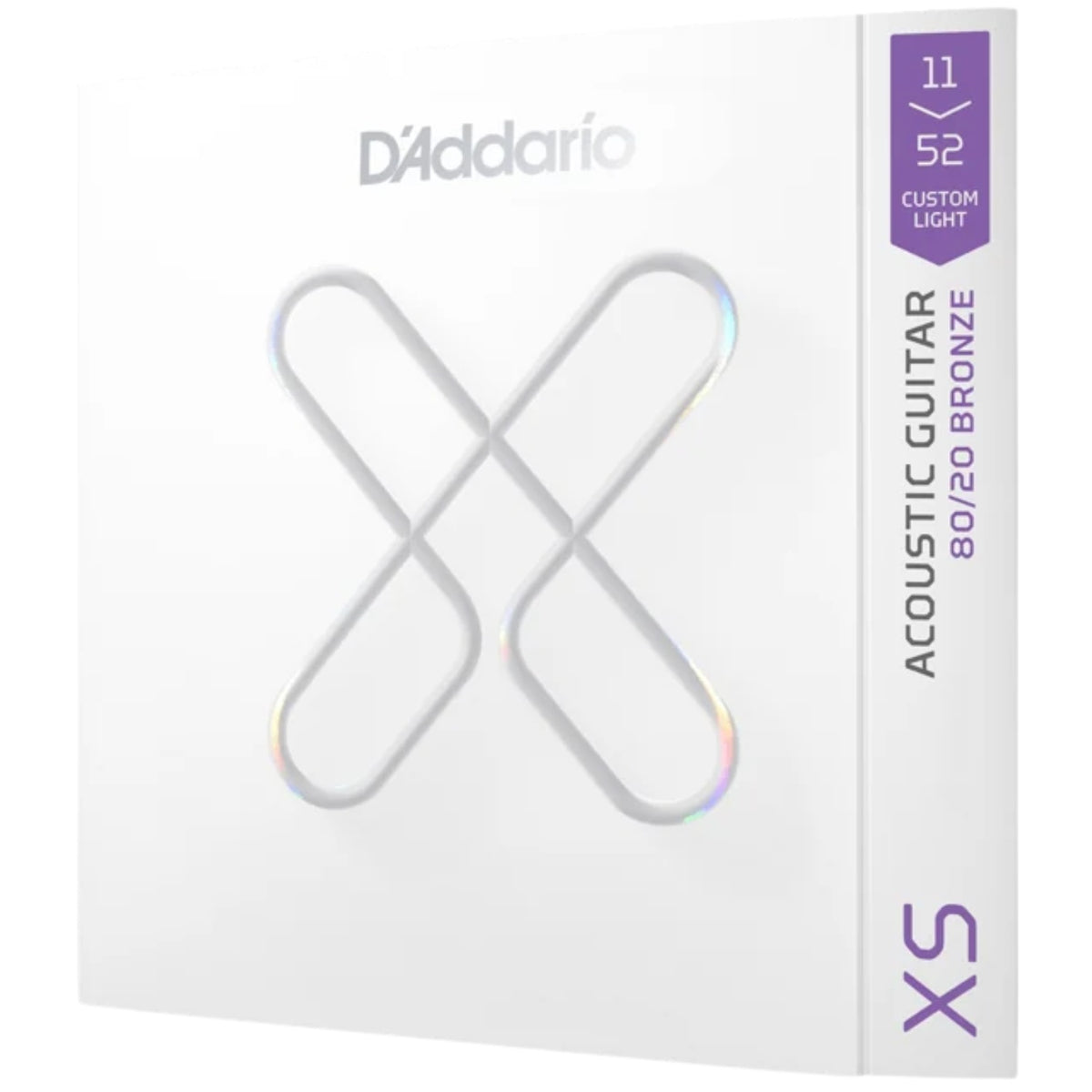 DAddario XSABR1152 XS 80/20 Bronze Custom Light Acoustic Guitar Strings