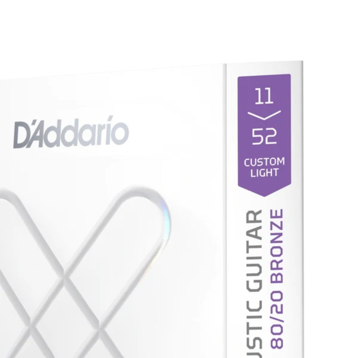 DAddario XSABR1152 XS 80/20 Bronze Custom Light Acoustic Guitar Strings