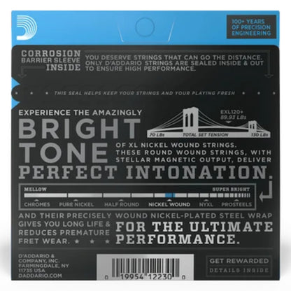 D'Addario EXL120+ Electric Guitar Strings - Nickel Super Light - 0.16-0.44