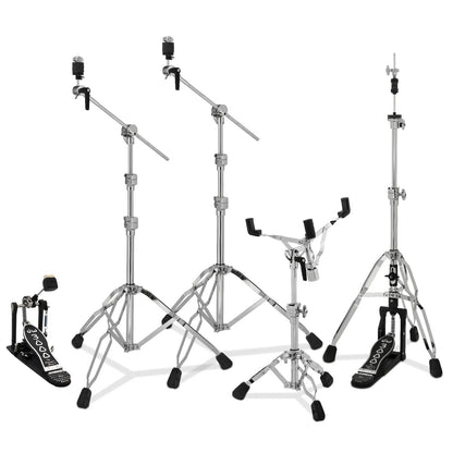 DW Drum Workshop 3000 5 Piece Hardware Pack with Single Pedal