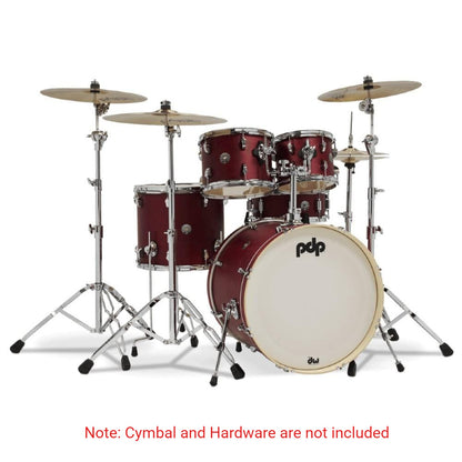 Dw Drum Workshop PDP Spectrum Series 22BD 5-Peice Shell Pack Acoustic Drum Set