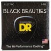 DR BKE-11 Black Beauties Heavy Electric Guitar Strings Set - .011-.050